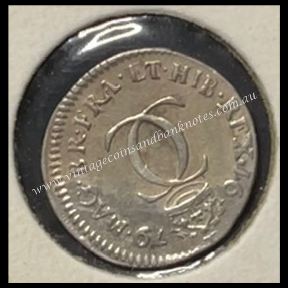 1679 British 2 Pence Maundy Silver Coin - Charles II aUNC