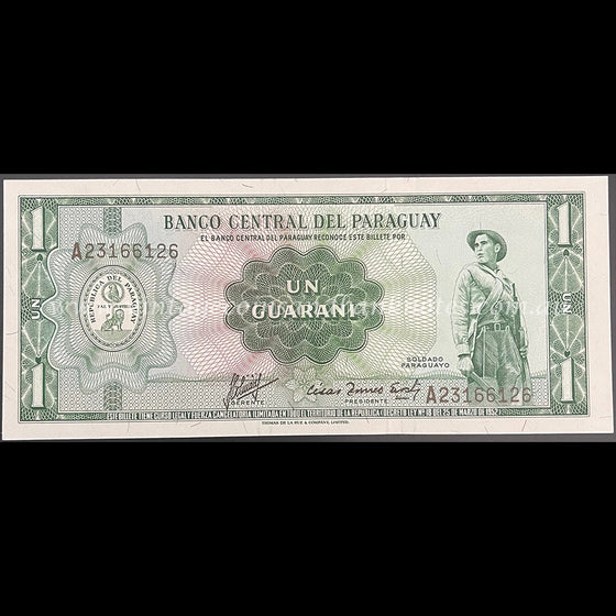 Paraguay ND (L.1952) 1 Guarani UNC