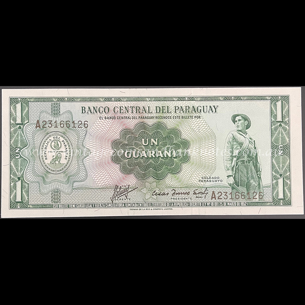 Paraguay ND (L.1952) 1 Guarani UNC