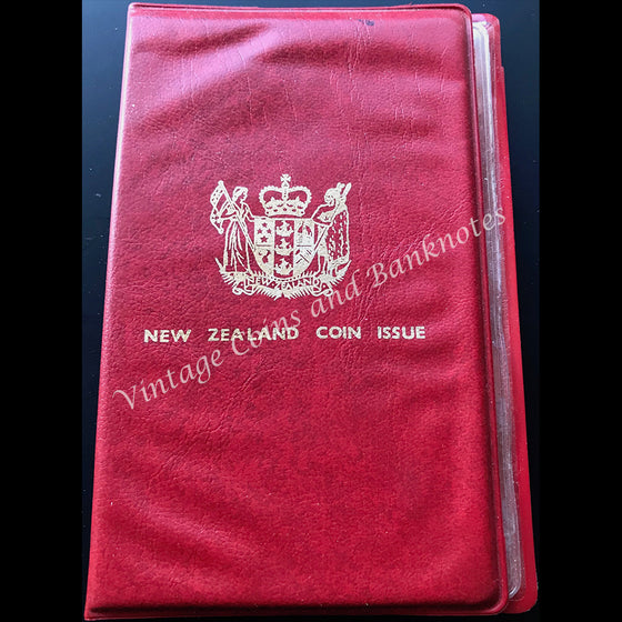 1970 New Zealand 7 Coin Mint Set