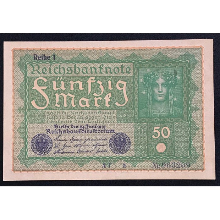 Germany 1919 Reichsbanknote 50 Mark