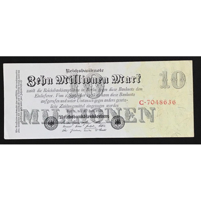 Germany 1923 Reichsbanknote 10 Million Mark