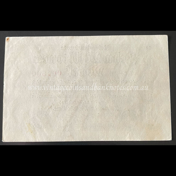 Germany 1923 Reichsbanknote 10 Millionen Mark EF