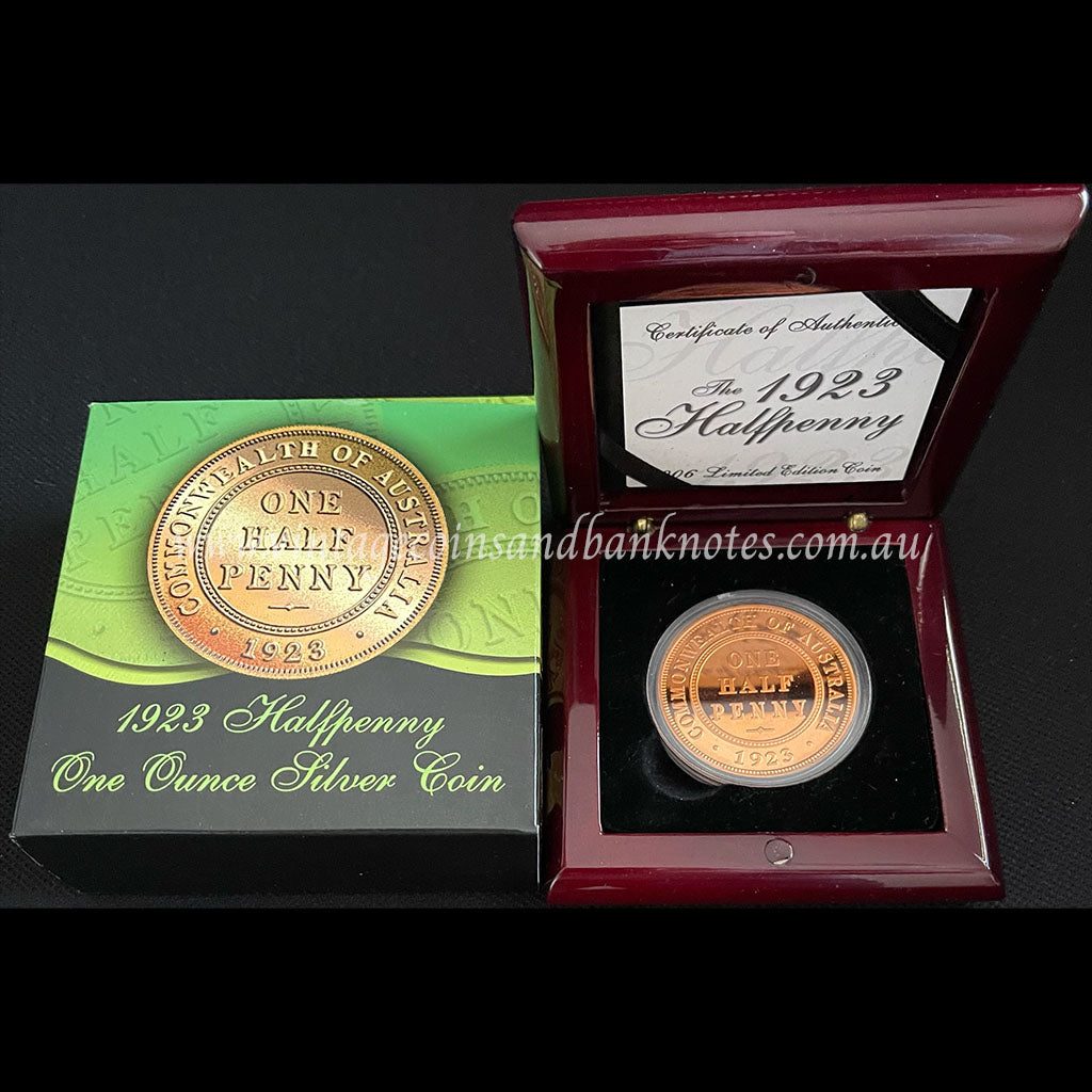 2006 Tuvalu $1 1923 Halfpenny Proof Coin Limited Edition