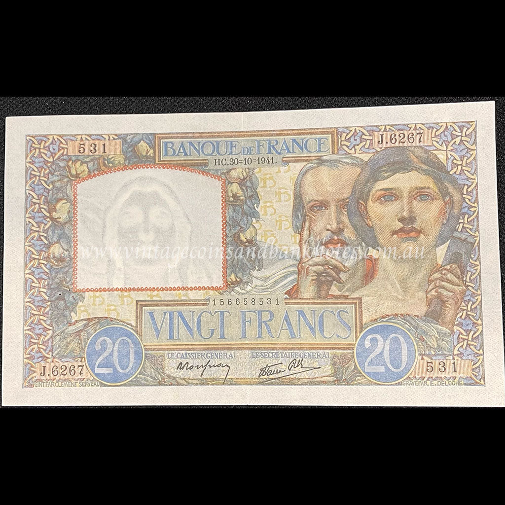 France 1941 20 Francs EF