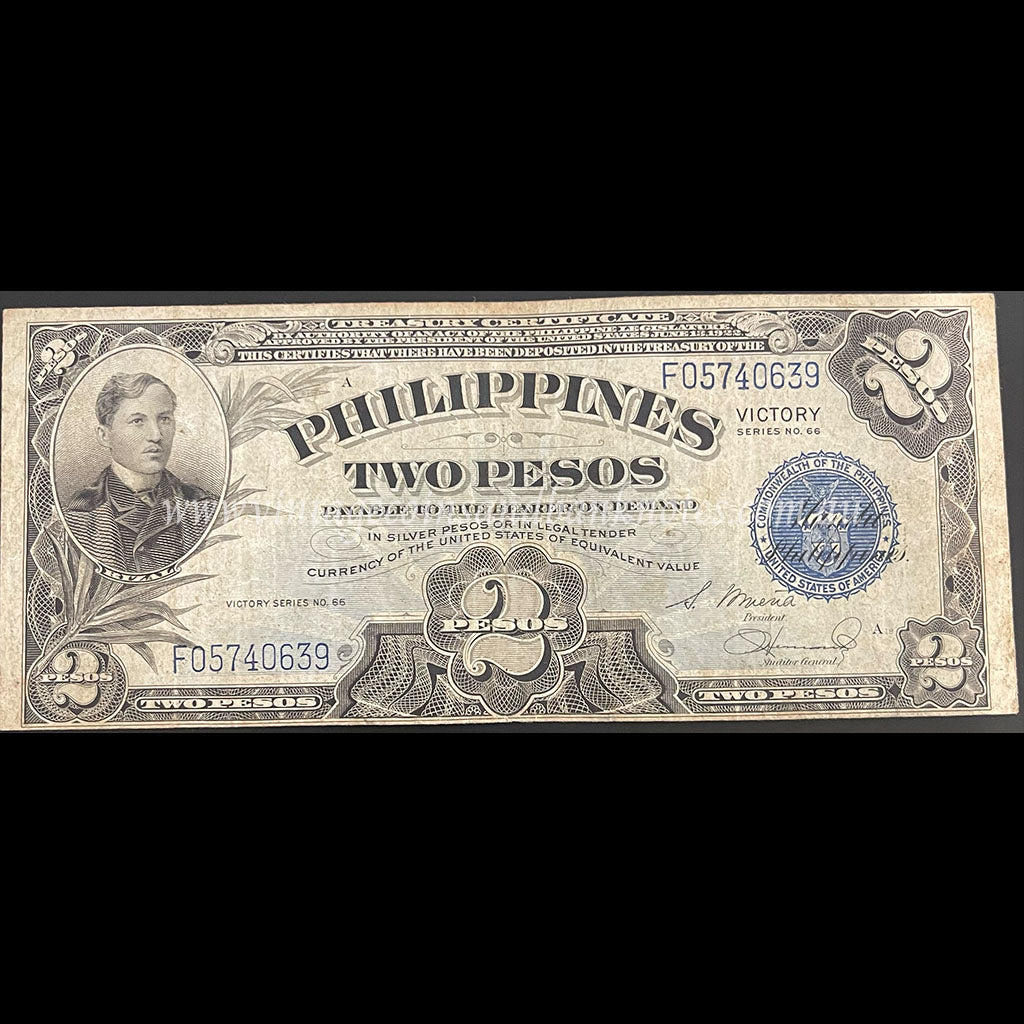 Philippines ND (1944) 2 Pesos FINE