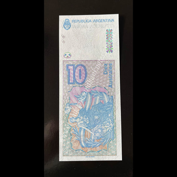 Argentina ND (1985-89) 10 Australes UNC