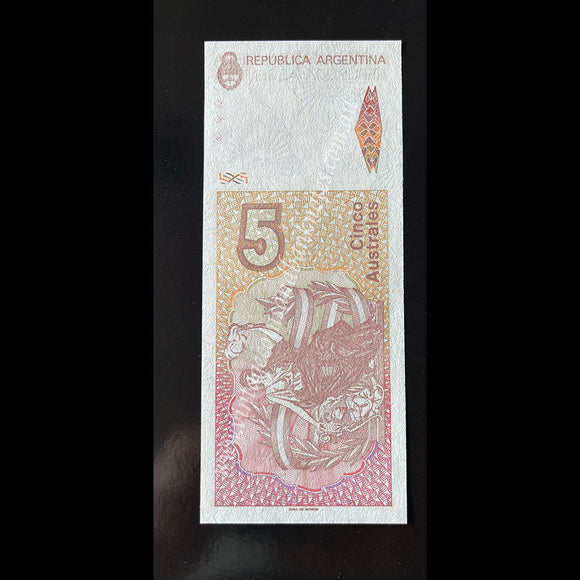 Argentina ND (1986) 5 Australes UNC