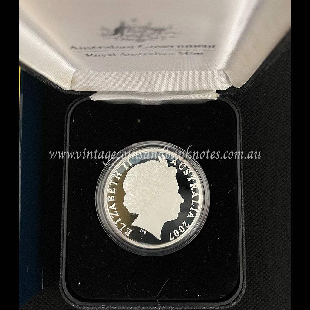 2007 $1 Silver Kangaroo Proof Coin - Rolf Harris