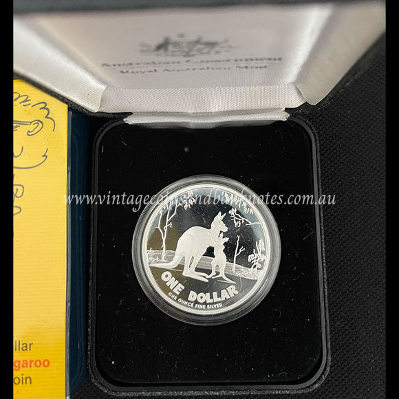 2007 $1 Silver Kangaroo Proof Coin - Rolf Harris