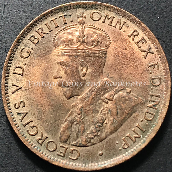 1911L Half Penny George V aUNC