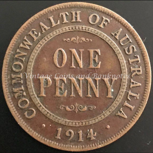 1914 Penny George V aVF
