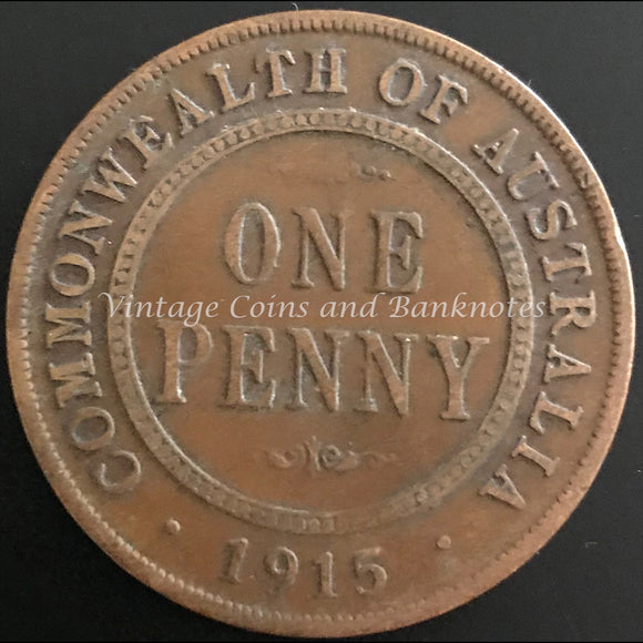 1915L Penny George V gFINE