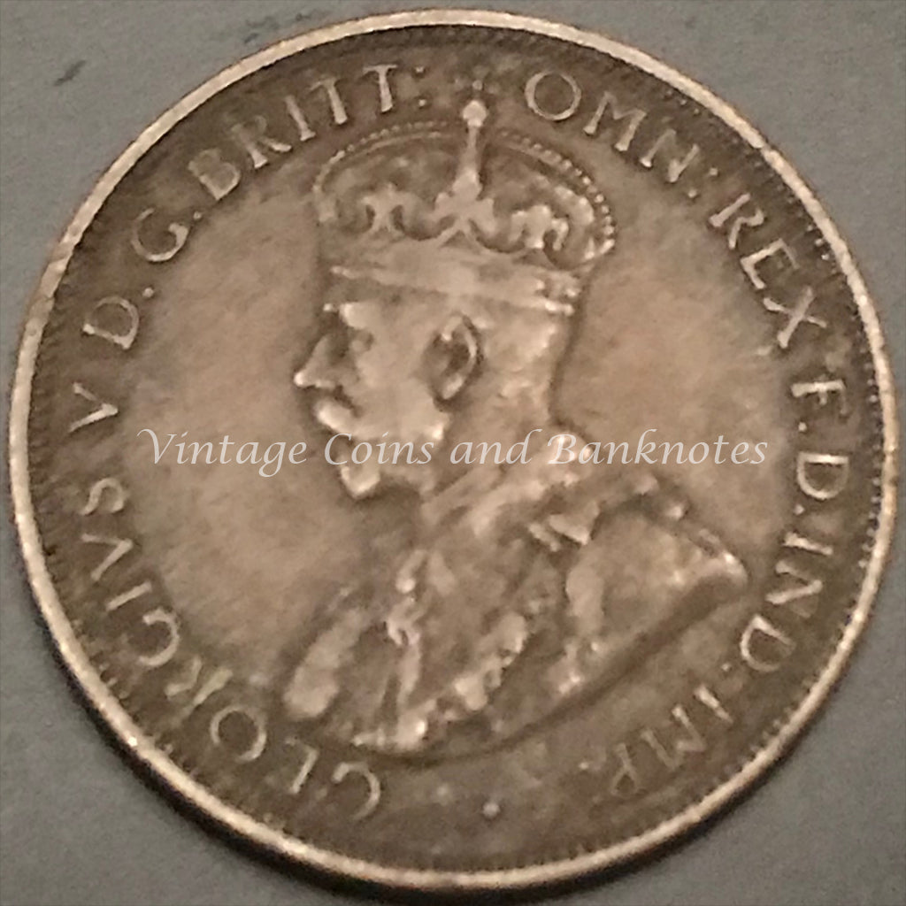 1916C Half Penny George V aVF