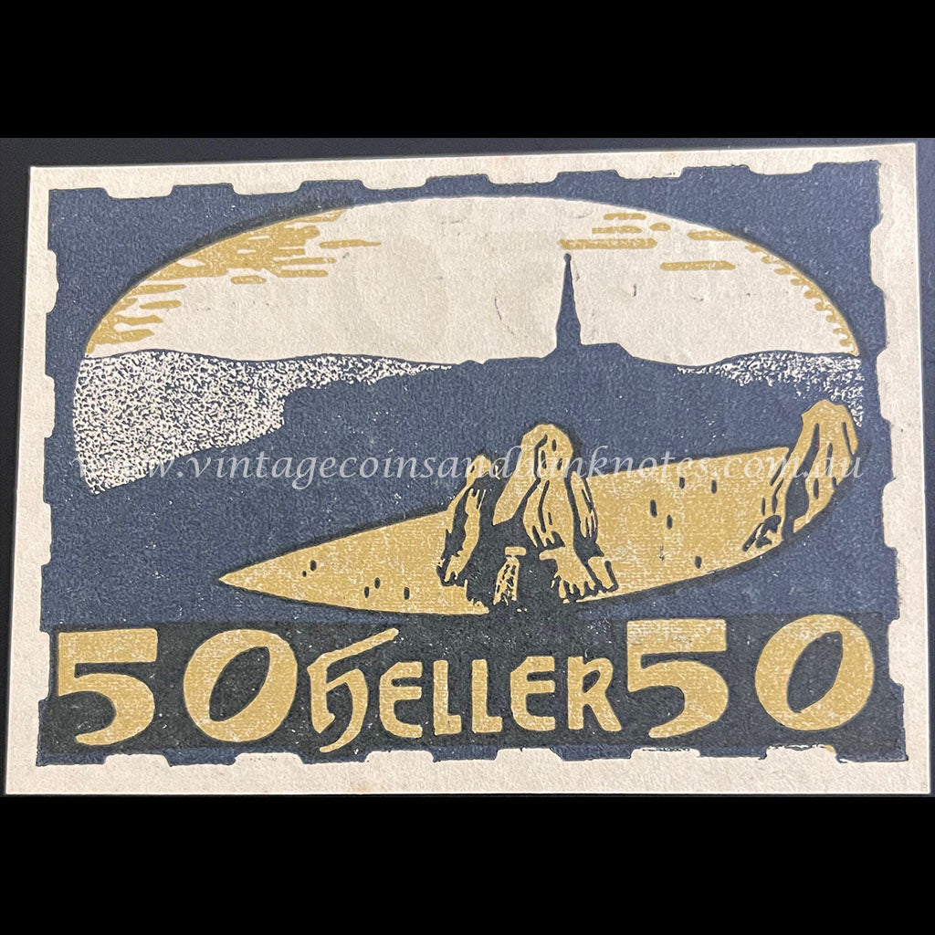 Austria 1920 50 Heller - Ulrichsberg Notgeld UNC