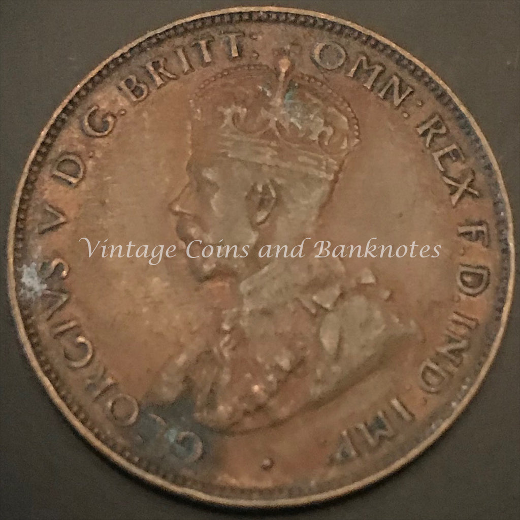 1934M Half Penny George V VF