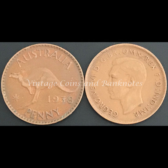 1938 M Penny George VI gFINE+