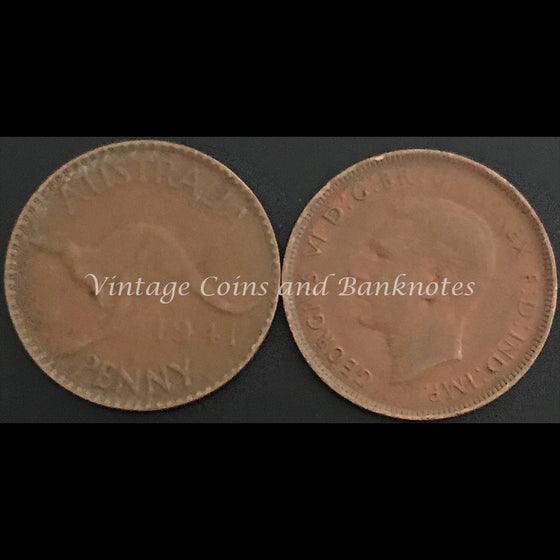 1941 P Y. Penny George VI FINE