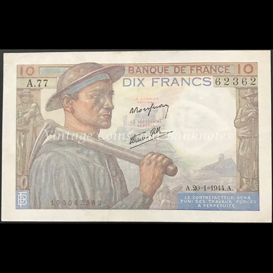 France 1942 10 Francs EF