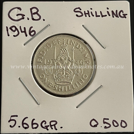 1946 British Shilling King George VI aUNC