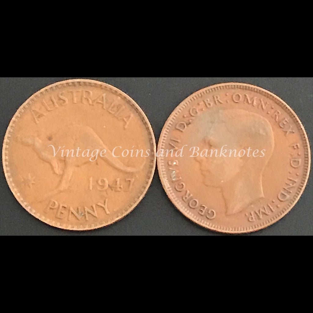 1947 P Y. Penny George VI gFINE+