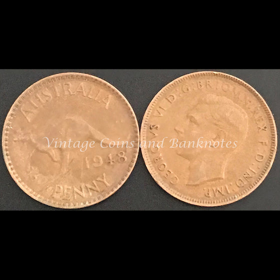 1948 M Penny George VI VF