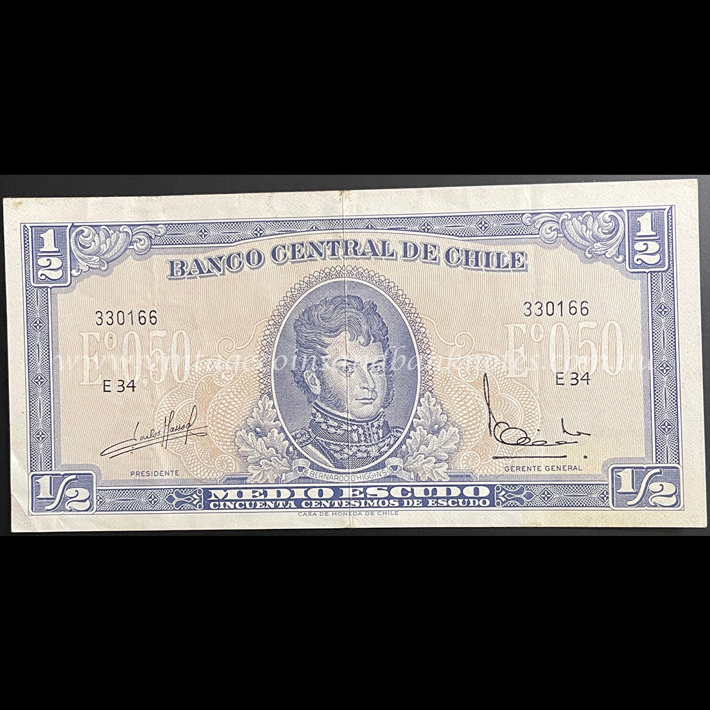 Chile ND (1962-75) 1/2 Escudo EF