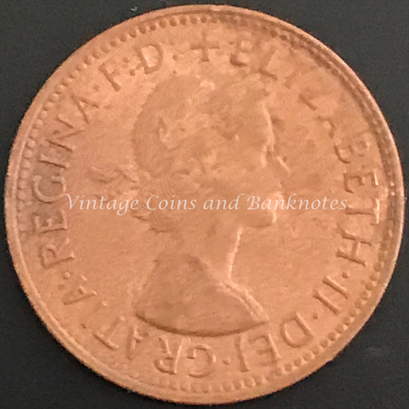 1962 P Y. Half Penny QEII UNC