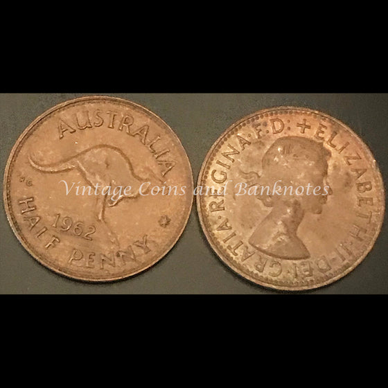 1962P Y. Half Penny QEII EF