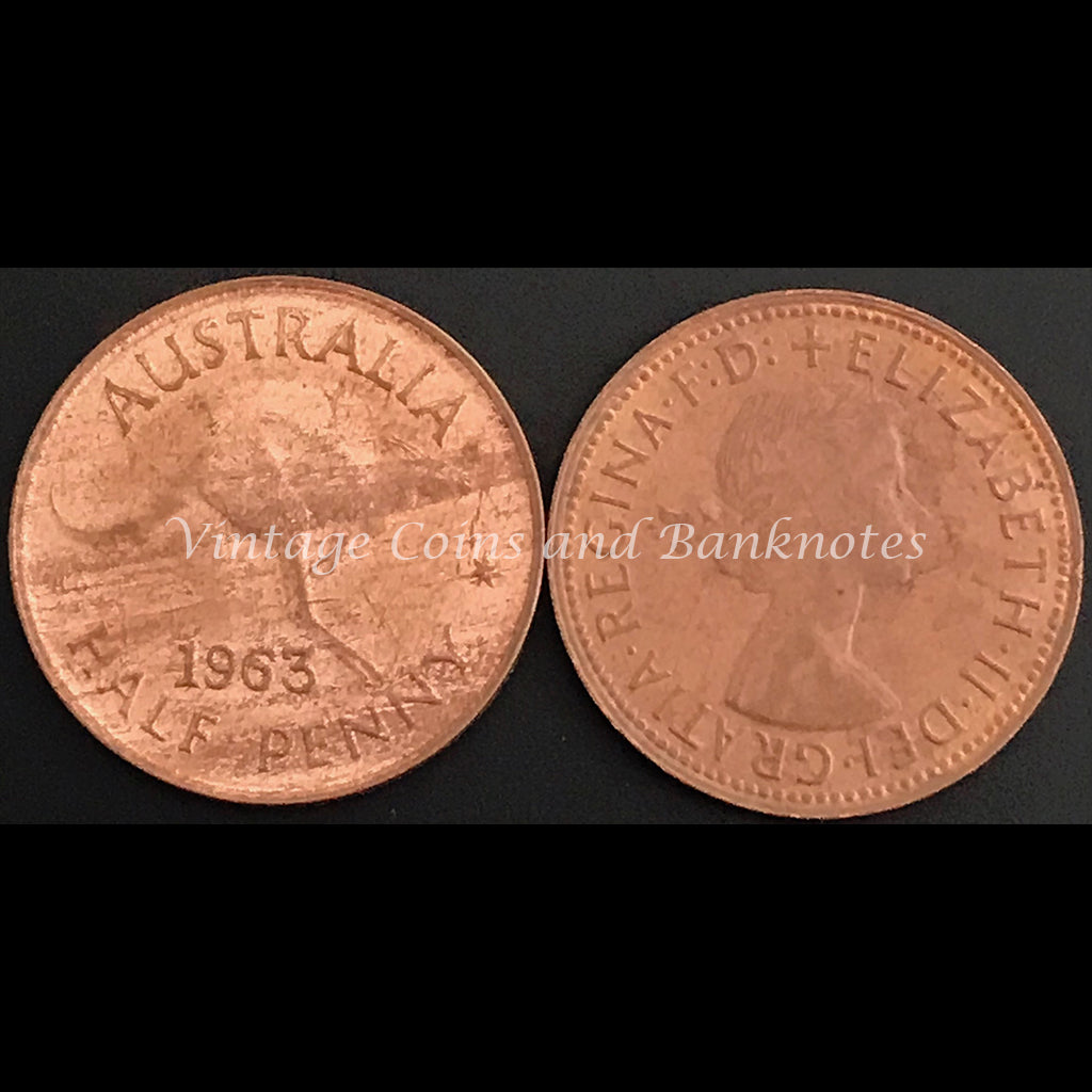 1963 P Y. Half Penny QEII UNC