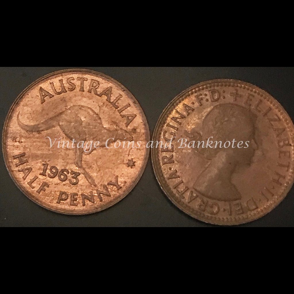 1963P Y. Half Penny QEII EF