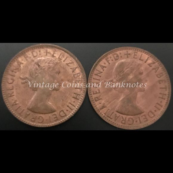 1963/64 Penny Set Perth Mint UNC