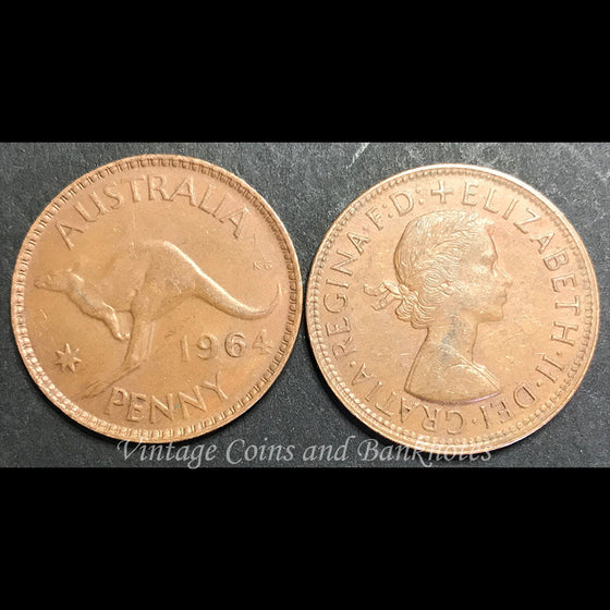 1964 Penny Elizabeth II - gVF