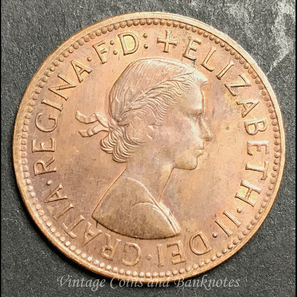 1964 Penny Elizabeth II - Melbourne Mint