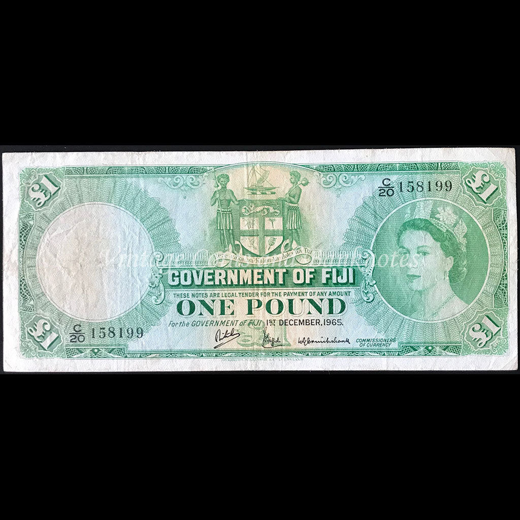 Fiji 1965 One Pound VF