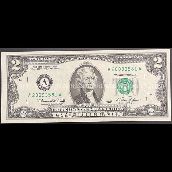 USA 1976 $2 UNC