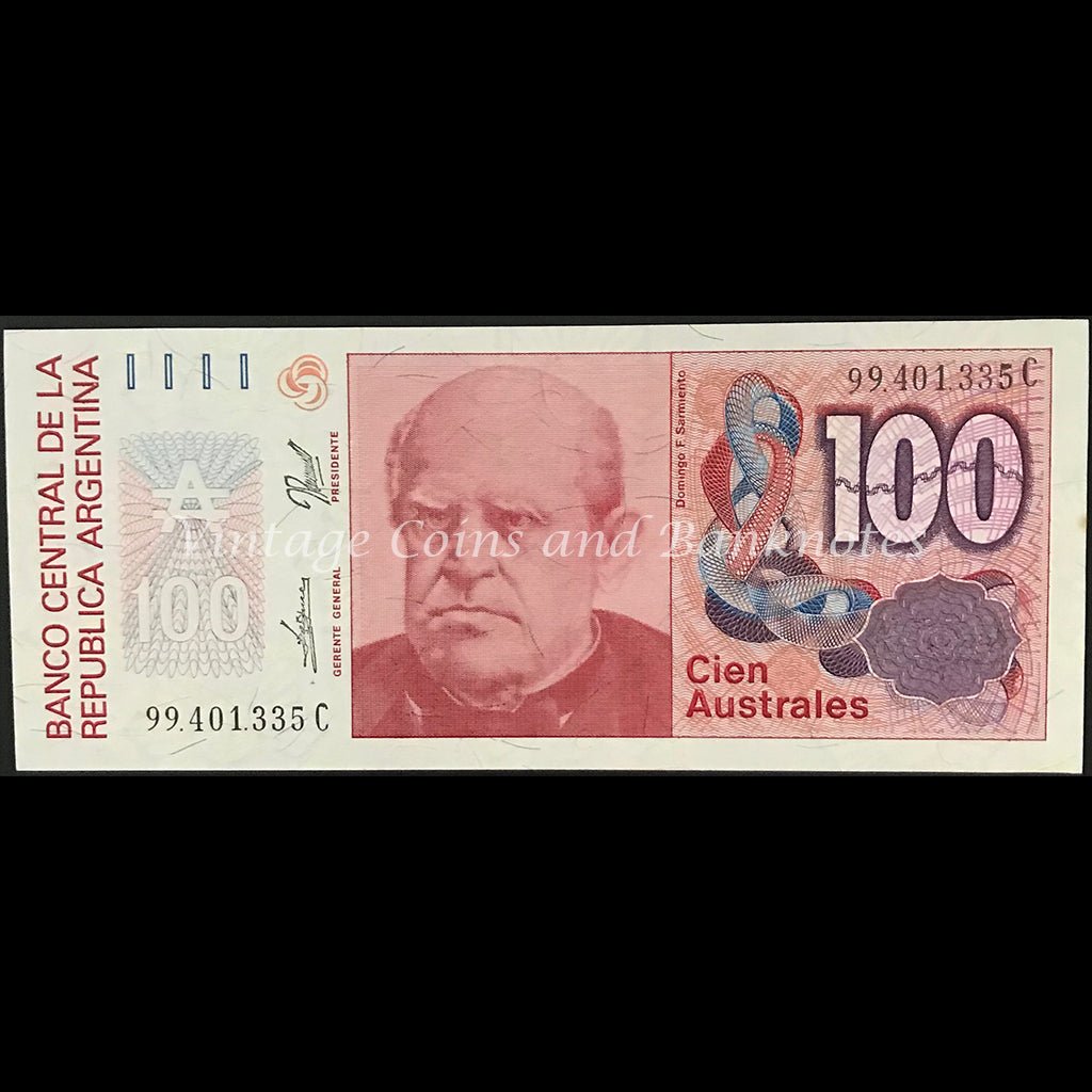 Argentina ND (1985-90) 100 Australes UNC