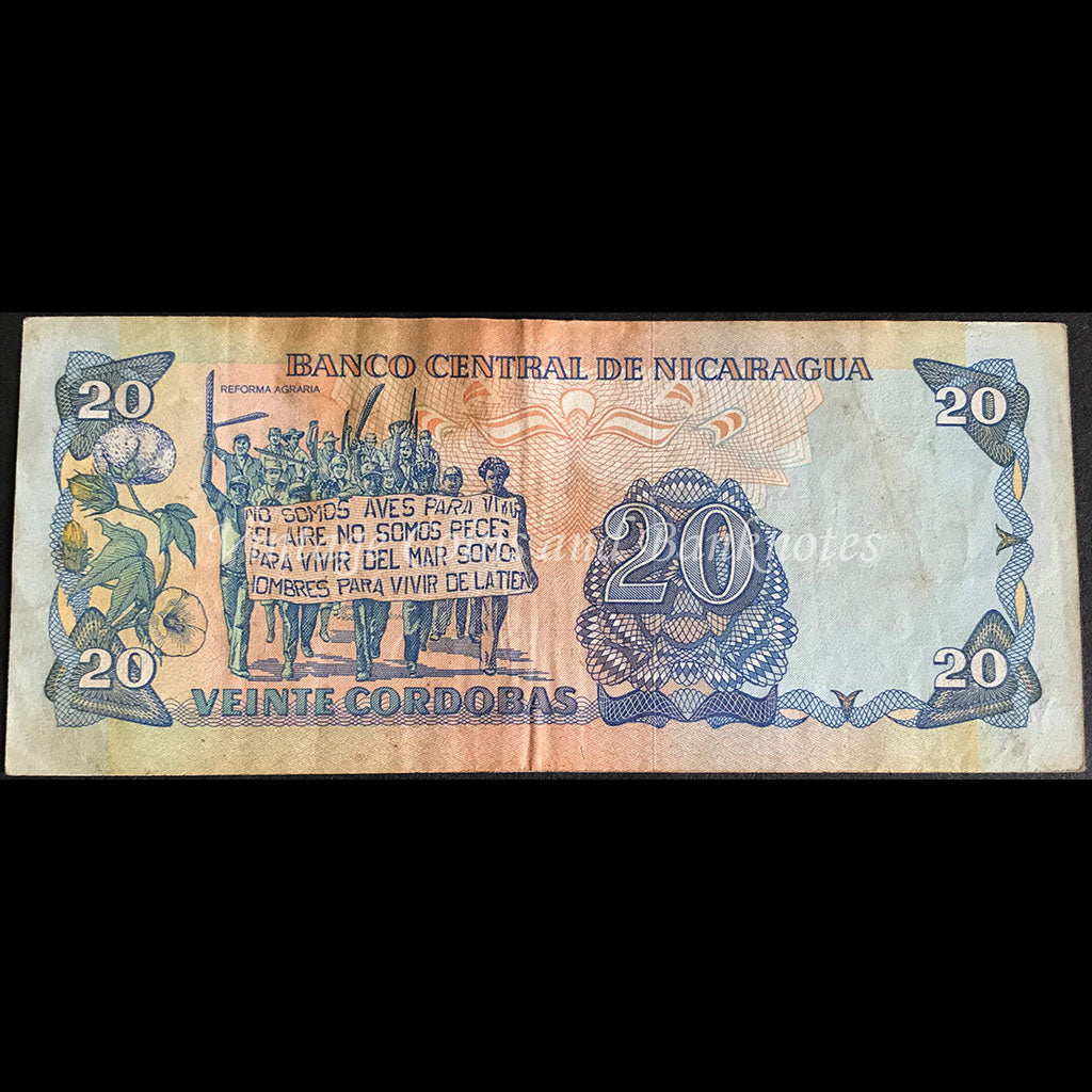 Nicaragua 1985 20 Cordobas
