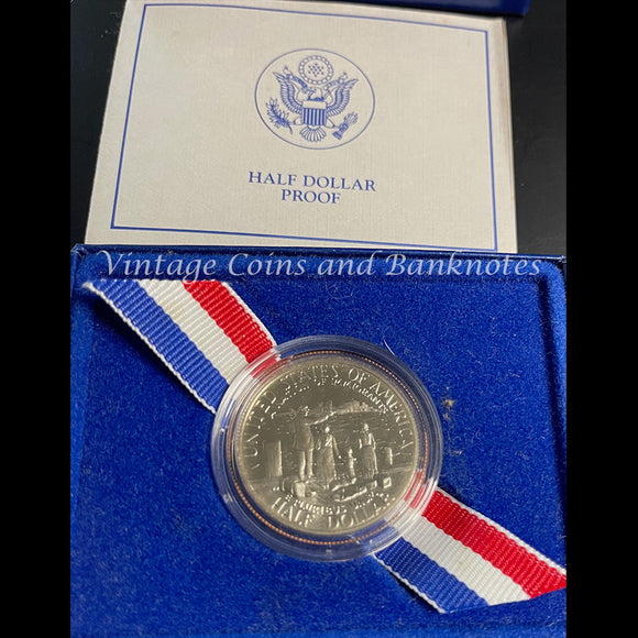 1886-1986 USA The Liberty Half Dollar Proof Coin