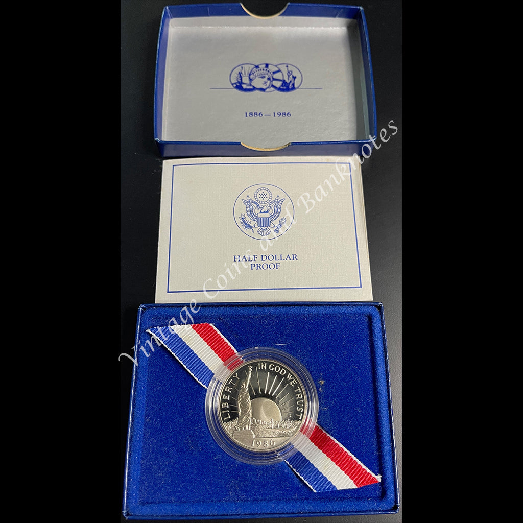 1886-1986 USA The Liberty Half Dollar Proof Coin
