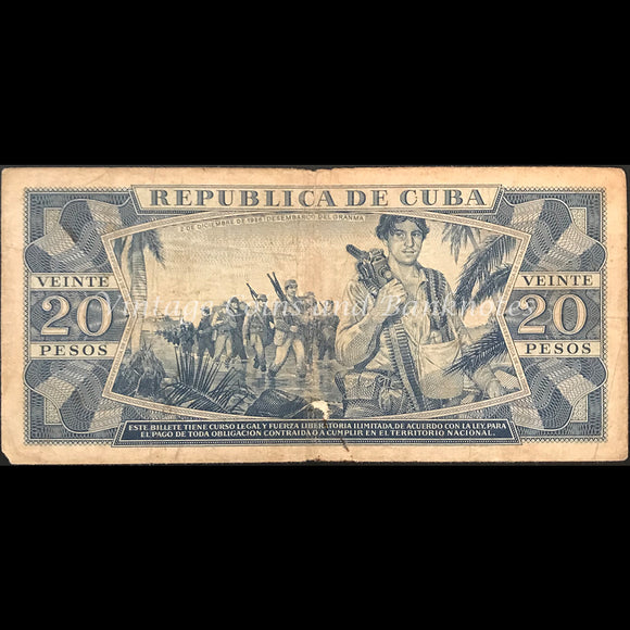 Cuba 1987 20 Pesos aFINE