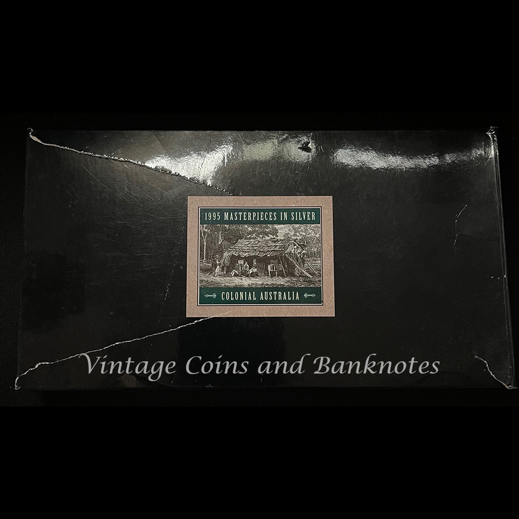 1995 $5 Masterpieces in Sterling Silver Coin Set - Colonial Australia