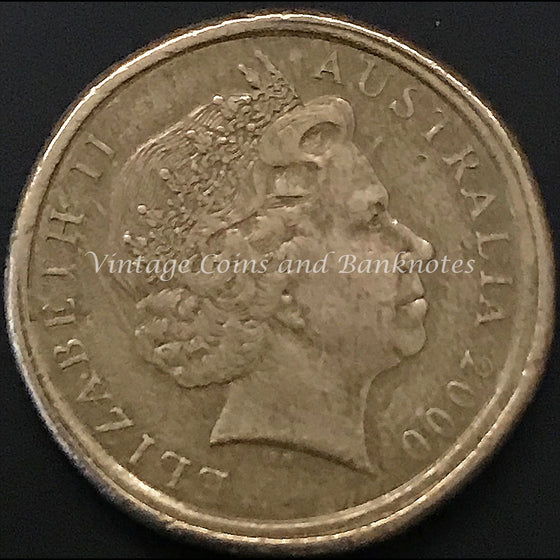 2000 Australian $1/10c Mule Rare Coin FINE/aVF