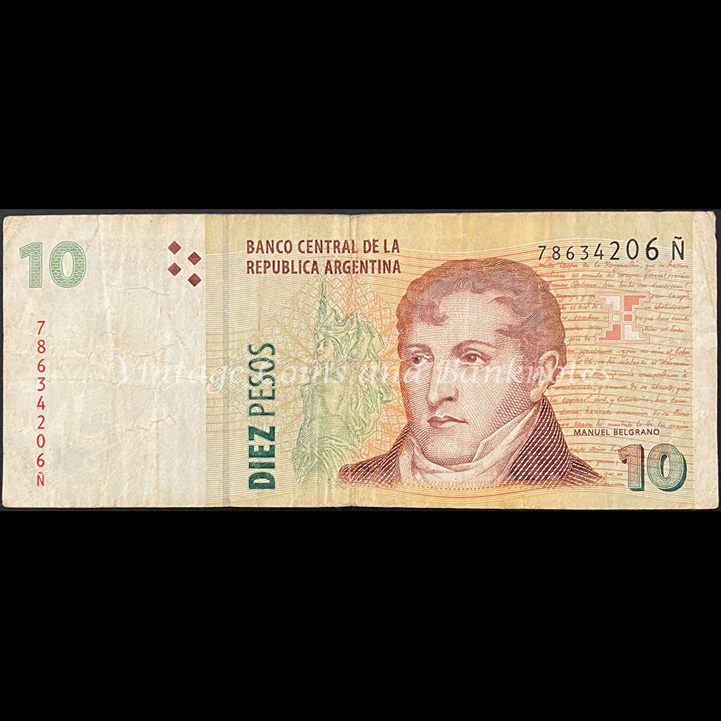 Argentina ND (2003) 10 Pesos FINE