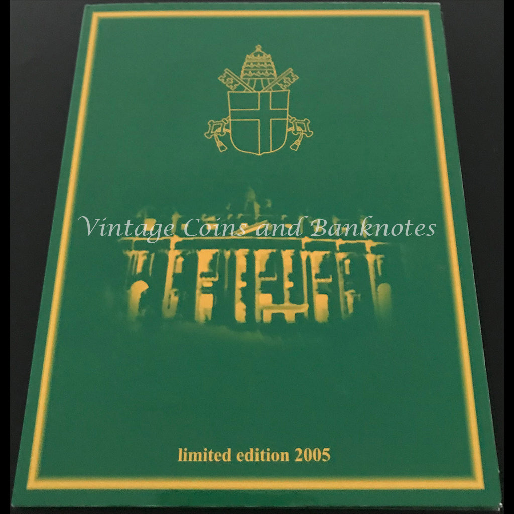 2005 Vatican City Euro Pattern Set, Trial-Essai-Prueba-Probe UNC