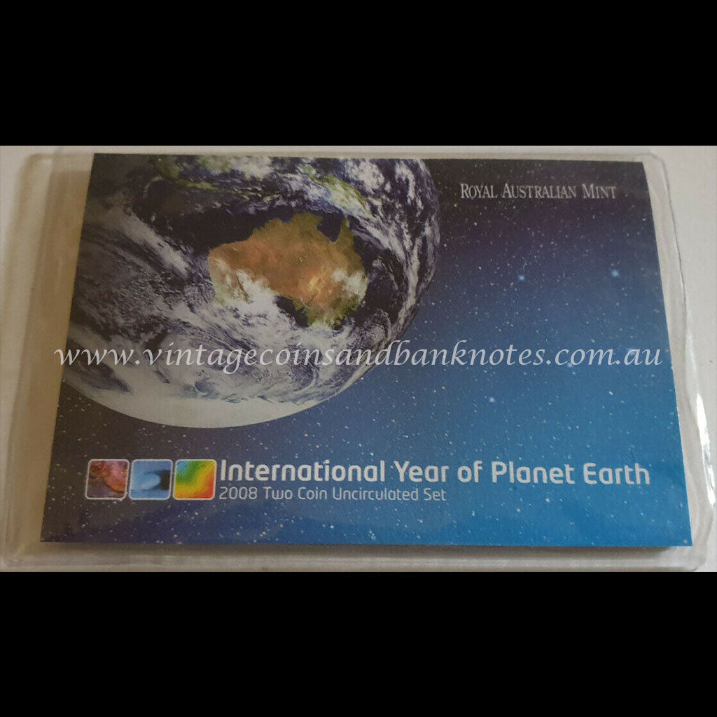 2008 Two Coin Mint Set - International Year of Planet Earth