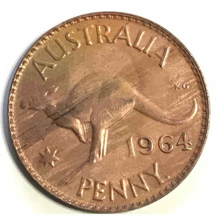 1964 Penny Elizabeth II Perth Mint