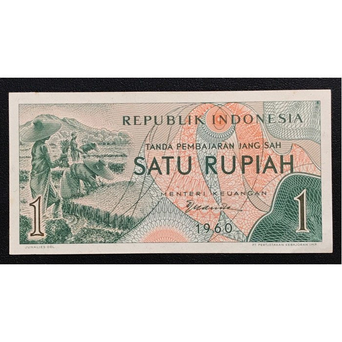 Indonesia 1960 1 Rupiah UNC