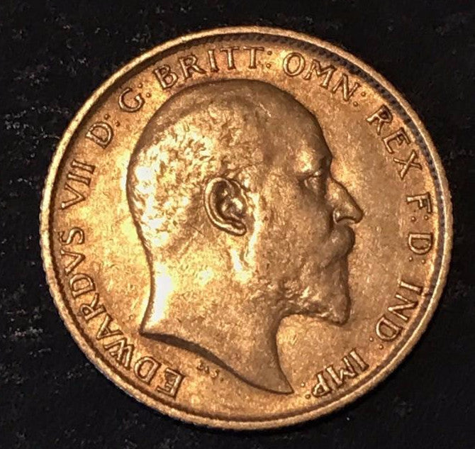 1910 Half Sovereign Gold Coin